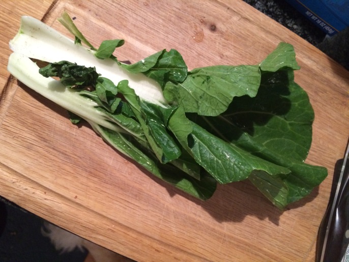 Beautiful, perfect bok choy, ready for my next delicious meal!